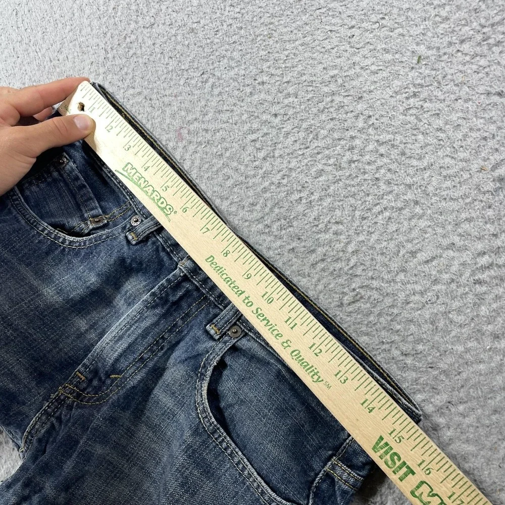 Levis 569 Loose Straight Jeans Mens 28x28 Blue Y2K Vintage Denim Mexico 2000s